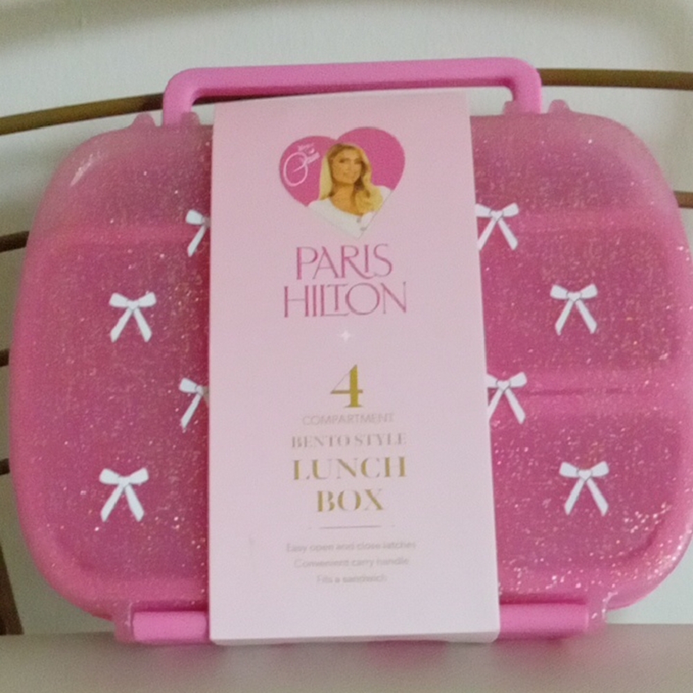 Paris Hilton Pink Glitter Lunch Box